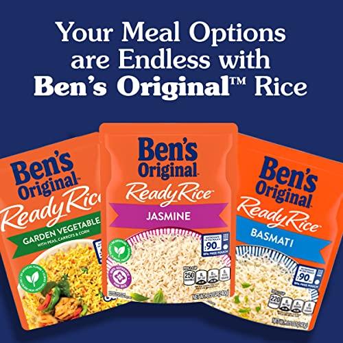 BEN'S ORIGINAL BEN'S ORIGINAL Ready Rice Rice Pilaf Flavored Rice, Easy Dinner Side, 8.8 oz Pouch (Pack of 12)