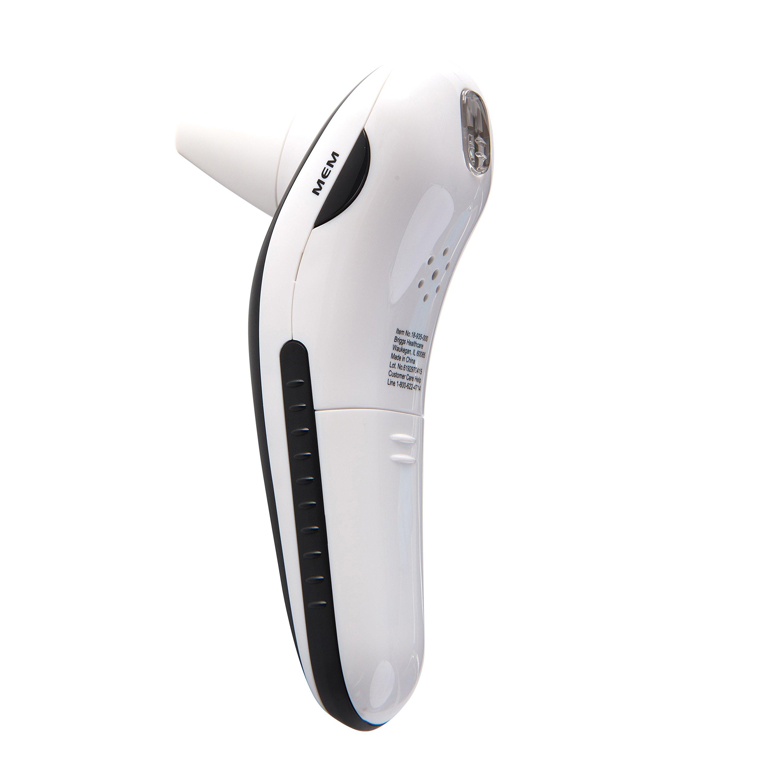 HealthSmart HealthSmart DigiScan Digital Accurate Infrared Thermometer, Instant Read Talking Forehead Thermometer, Ear Thermometer, For Babies, Children, and Adults, Black