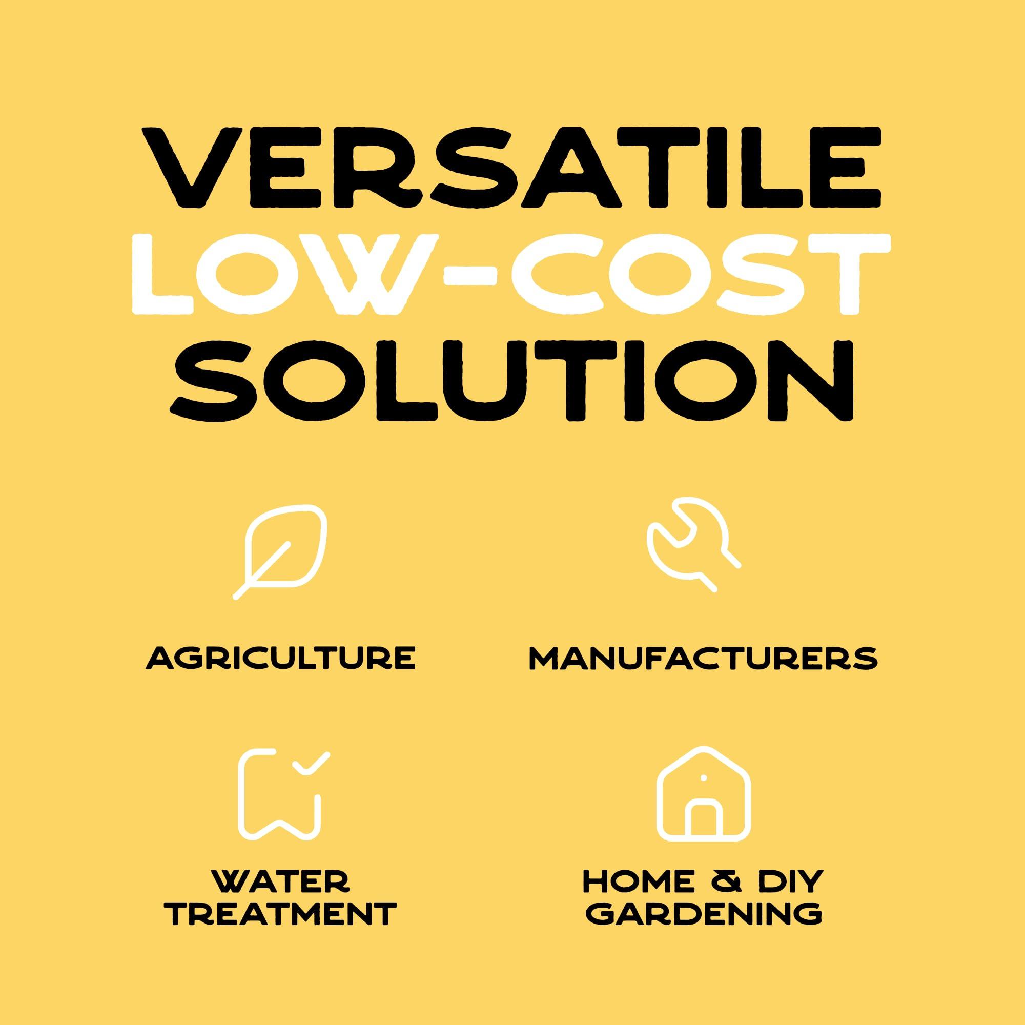 Ecoxall Ecoxall Prilled Potassium Nitrate Powder - 5 Pound - 99% Highly Refined - Multipurpose Uses - Use for Lawn Care, Tree Stump Removal and More - Tree Stump Remover - Industrial Grade Strength