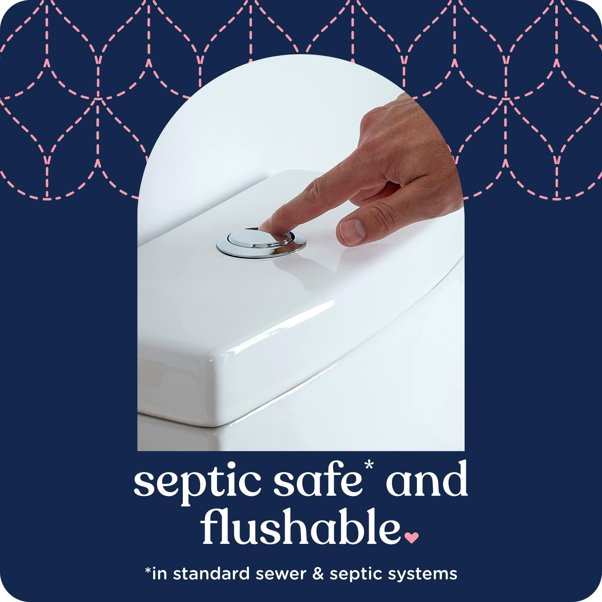 Quilted Northern Quilted Northern Ultra Plush Toilet Paper with Sweet Lilac & Vanilla Scented Tube, 24 Mega Rolls = 96 Regular Rolls (Packaging May Vary) White