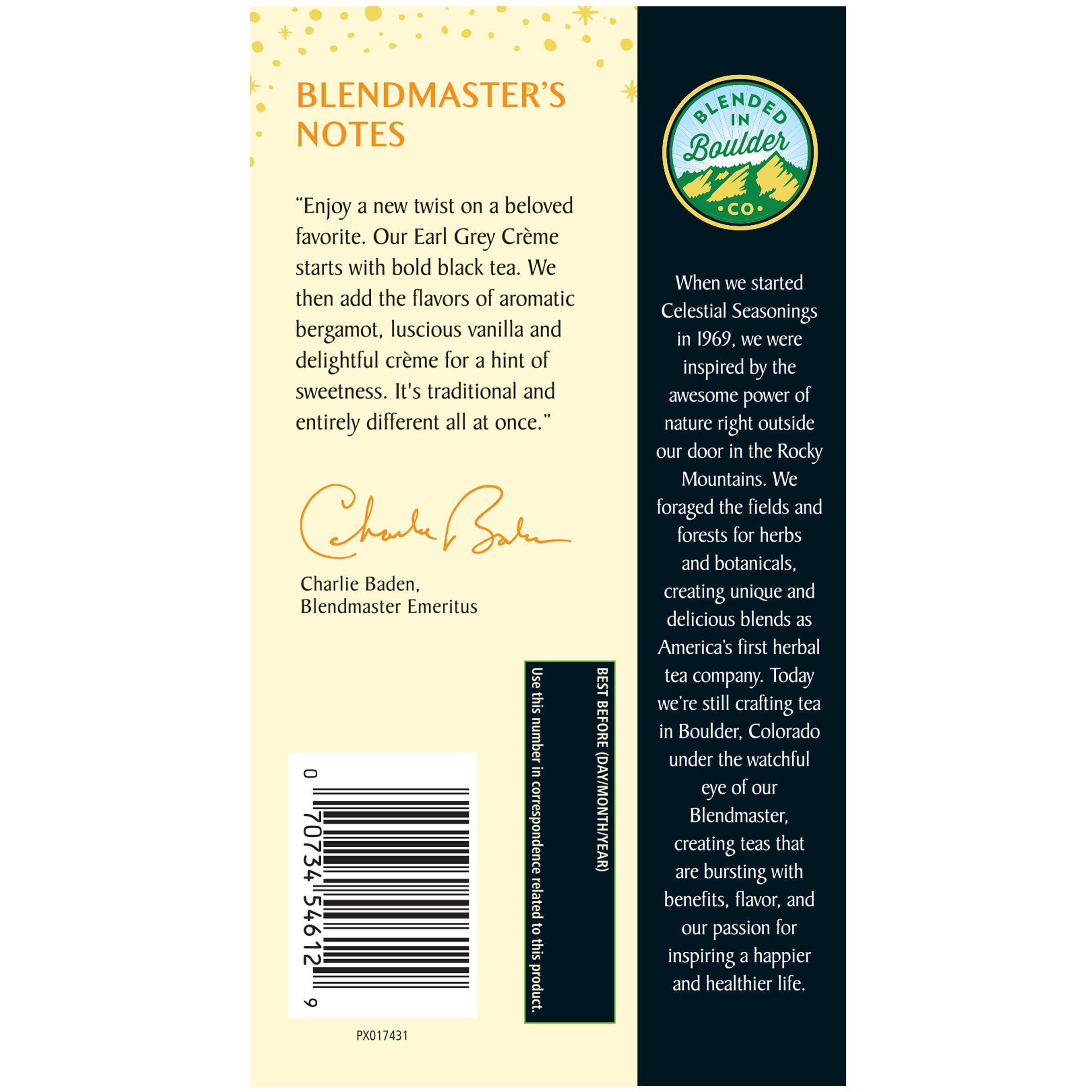 Celestial Seasonings Celestial Seasonings Earl Grey Creme Black Tea 16 tea bags