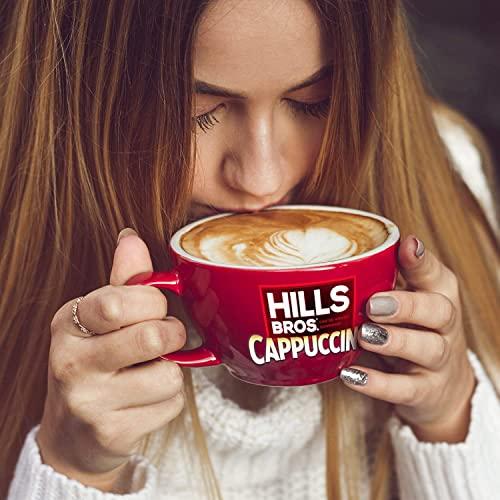 Hills Bros Hills Bros. Instant Cappuccino Mix, Double Mocha 16 Ounces- Frothy, Decadent Cappuccino with a Deep, Rich Chocolate Flavor (Pack of 3)