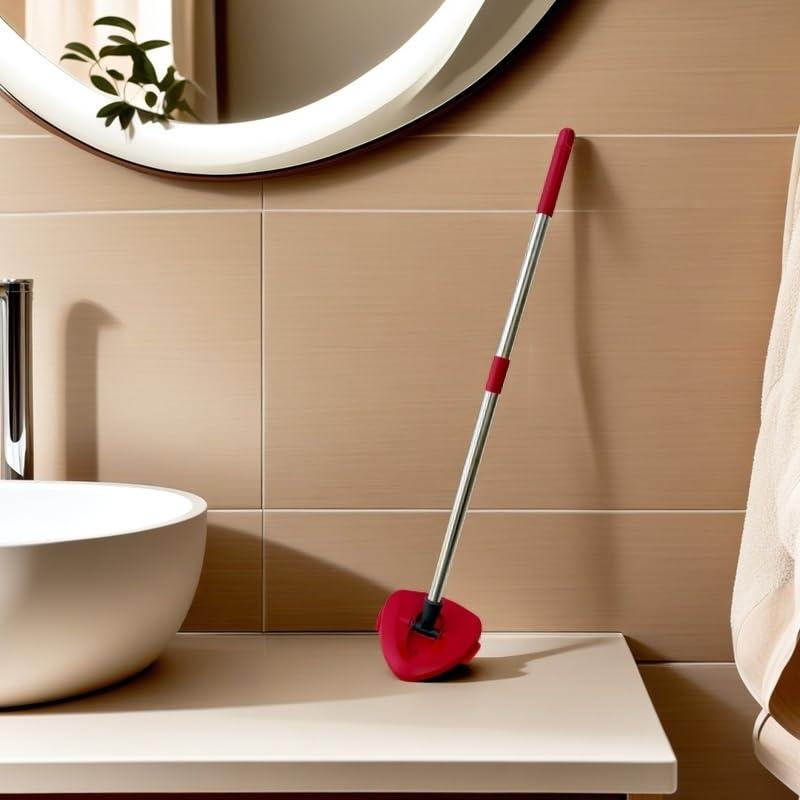 LKBBC Scrub Brush Head for O Cedar RinseClean 2-Tank System, Spin Mop Scrub Brush Head for Floor Cleaning, Triangle Hard Bristle Scrub Brush Head Replacement Attachment for Bathroom and Kitchen