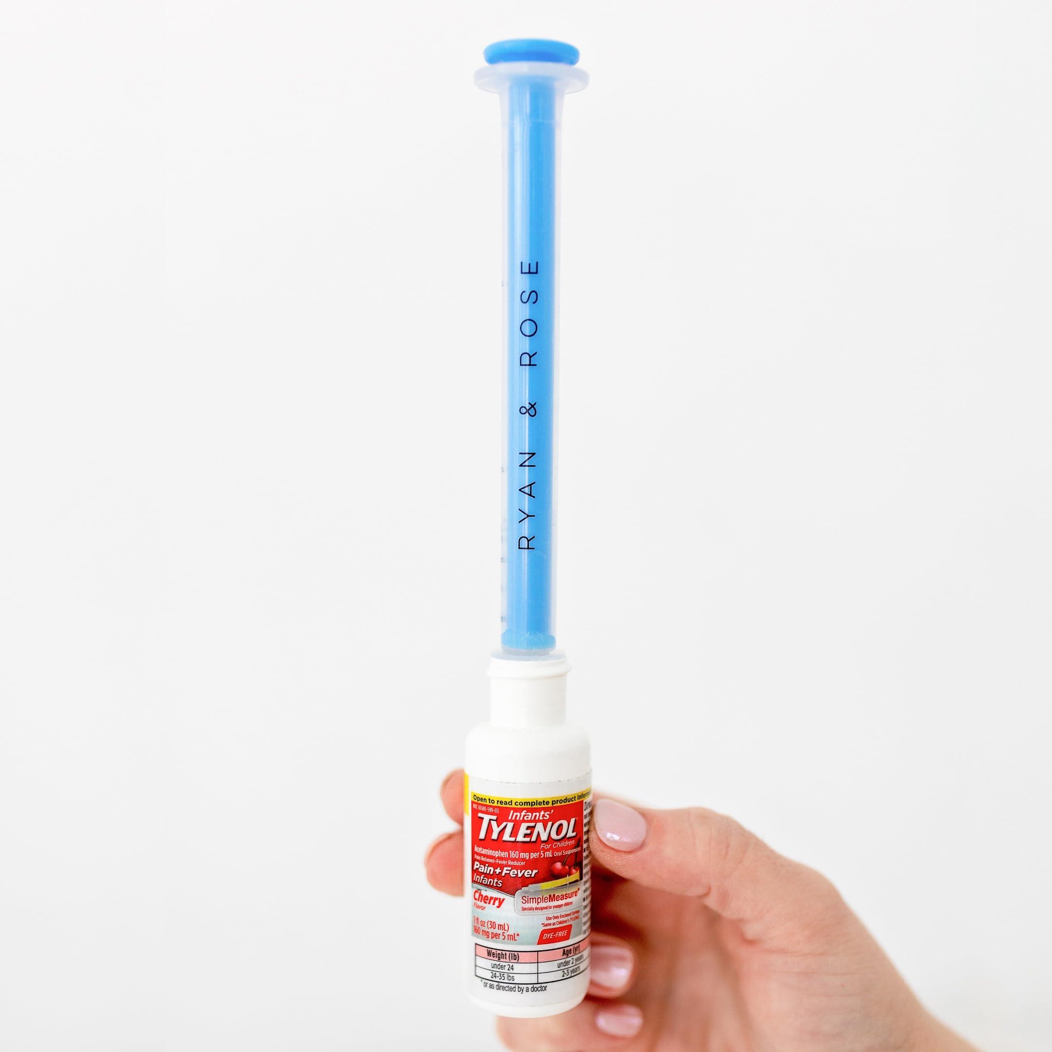 Ryan & Rose Ryan & Rose Cutie Dose - Baby Medicine Dispenser Syringe For Children Medicine Syringes For Children Medication Dispenser Baby Medicine Syringe Baby Medicine Dropper Baby Syringe - 3 Pack (Lollipop)