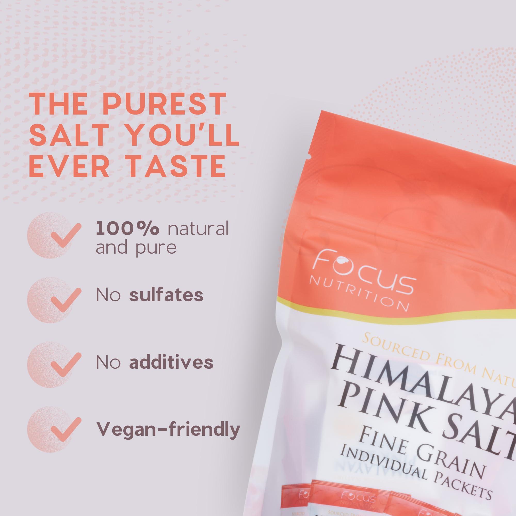 Focus Nutrition Focus Nutrition Himalayan Pink Salt 80 Single Serve Salt Packets