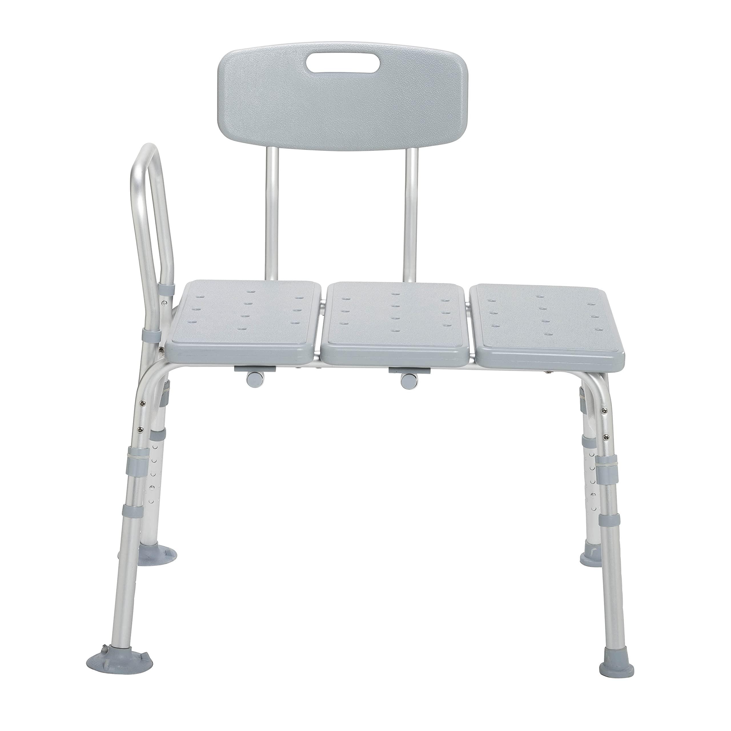 Drive Medical Drive Medical PreserveTech Tub Transfer Bench for Bathtub, Shower Transfer Bench, Bath Seat with Arms & Backrest, Bath Chair for Elderly, Shower Chair for Disabled, Bathtub Transfer Bench