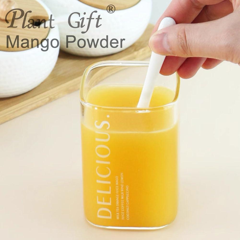 Plant Gift 100% Natural Pure Mango Powder 100g/3.52oz Mango Powder for Smoothies, Shakes, Baking & Drinks,| Free from Preservatives, No Added Sugar