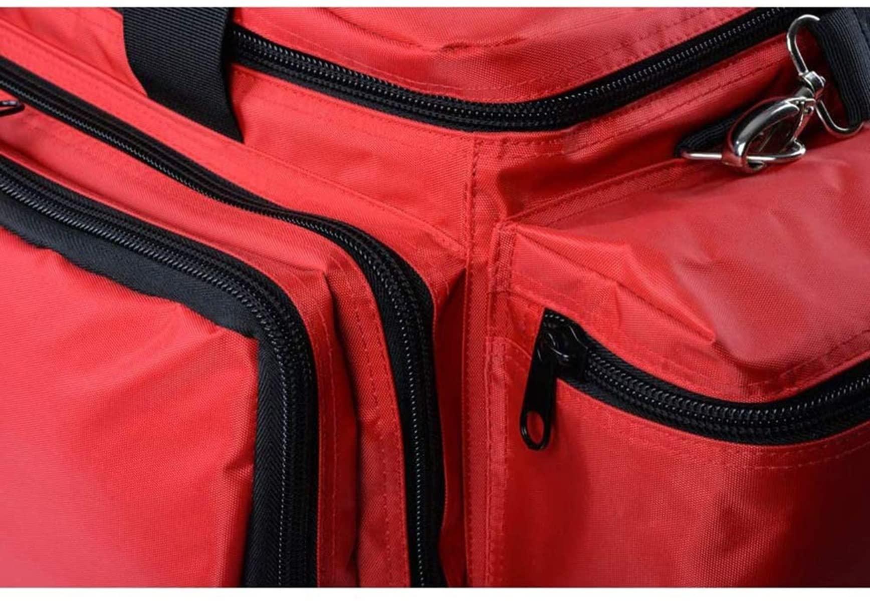 IOCCIOBB IOCCIOBB Portable First Aid Bag, Large Capacity Medical Kit Complete Emergency Response Empty Trauma Bag, for Rescue, Nurse, Paramedic Multi Pockets Bag