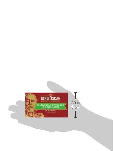 King Oscar King Oscar Skinless & Boneless SARDINES in Olive Oil 4.4oz (9 Pack)