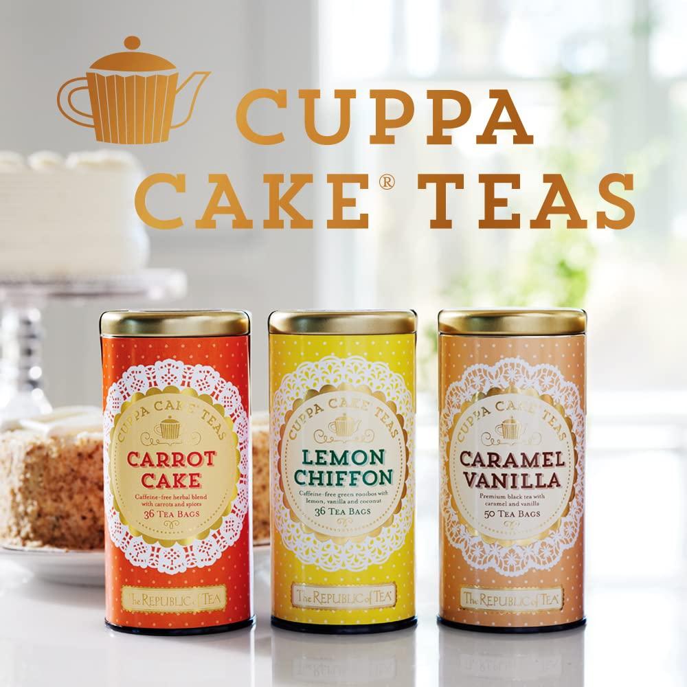 The Republic of Tea The Republic of Tea — Carrot Cake Cuppa Cake Tea, 36 Tea Bags, Caffeine-Free