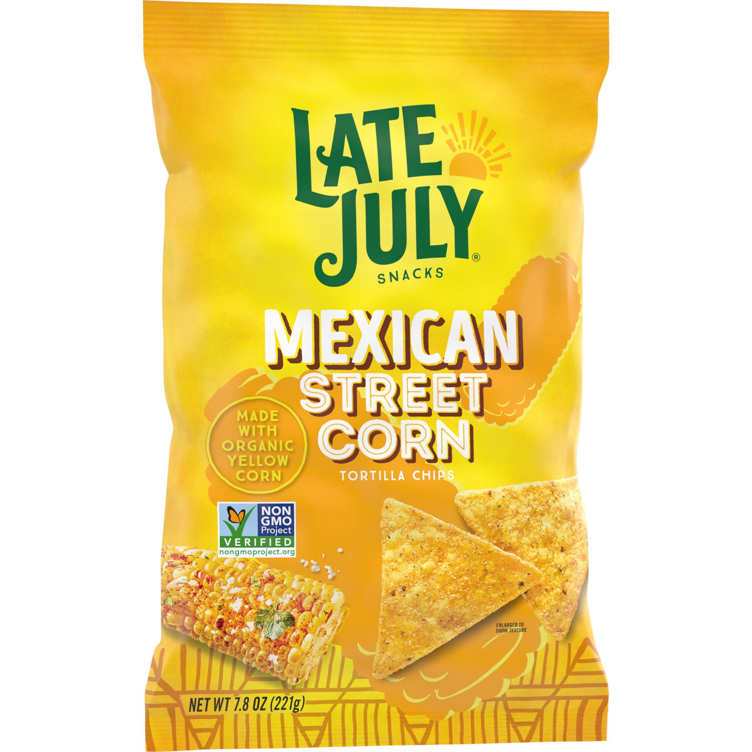 Late July Late July Snacks Mexican Street Corn Tortilla Chips, 7.8 Oz