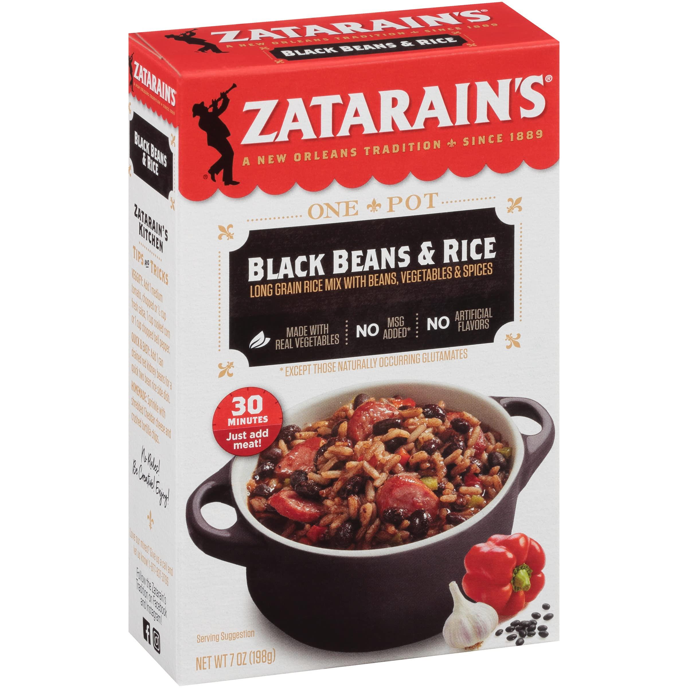 Zatarain\'s Zatarain\'s Black Beans & Rice, 7 oz (Pack of 8)