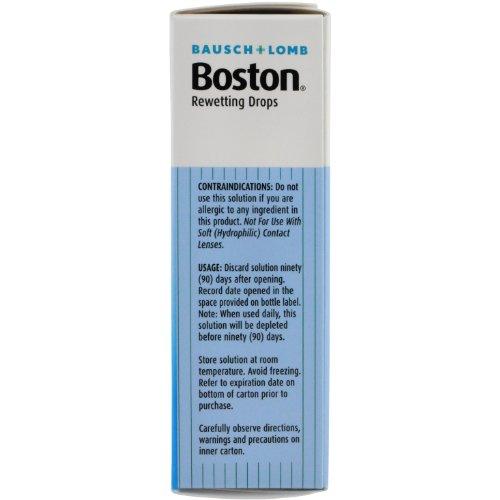 Bausch & Lomb Bausch+Lomb Rewetting Drops for Rigid Gas Permeable Contact Lenses, 1/3-Ounce Bottles (Pack of 3)