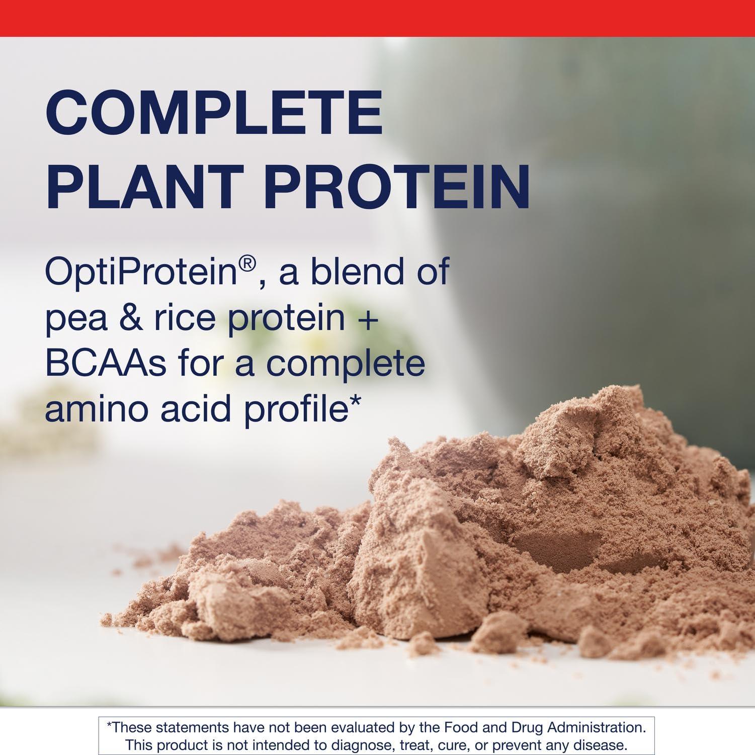 Metagenics Metagenics Perfect Protein Pea & Rice - Featuring OptiProtein, a Balanced Combination of Proprietary Pea and Rice Protein with Added BCAAs - Chocolate Flavor - 30 Servings - 42.33 Oz