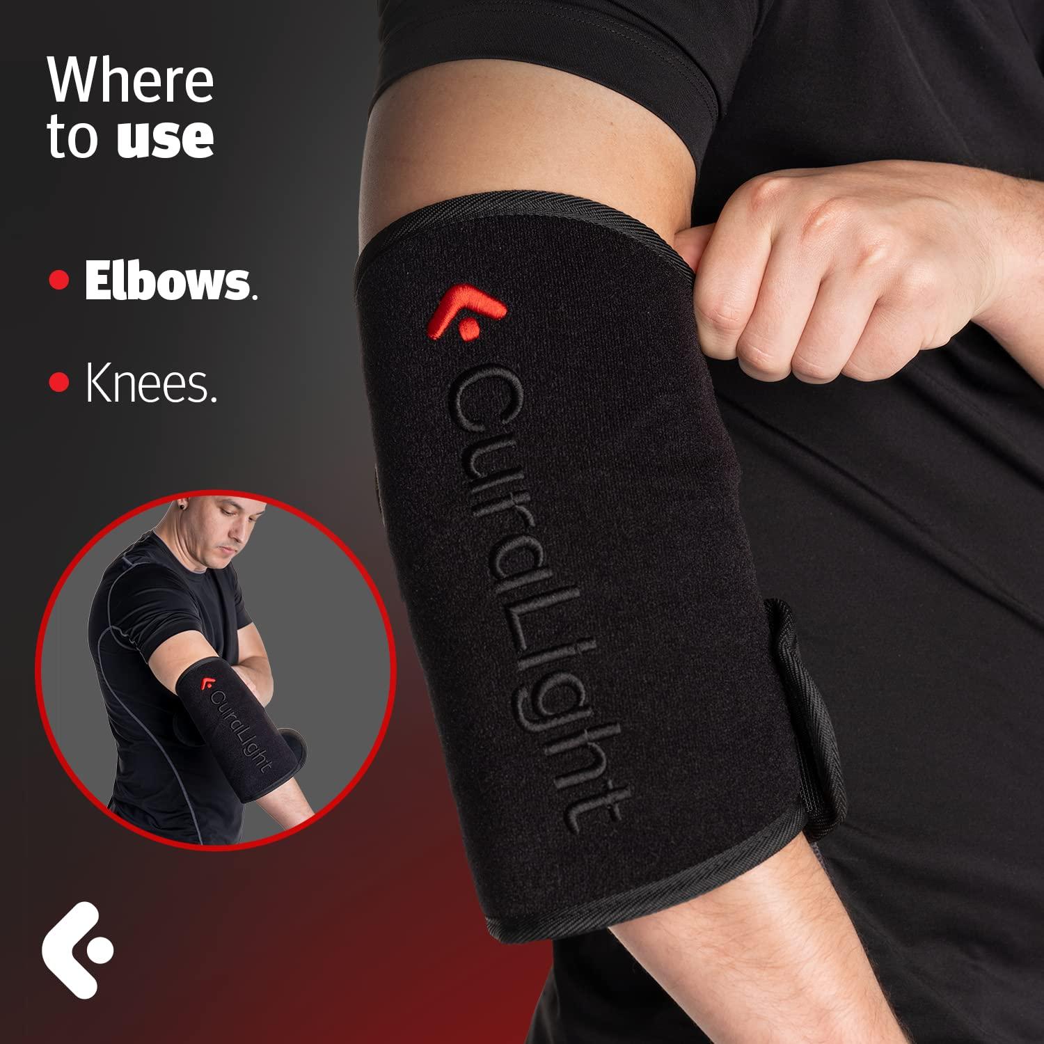 CURALIGHT CURALIGHT Red Light Therapy for Joints - LED Infrared and Red Light Therapy Belt for Joint, Knee and Elbow. Pain Reliever Red Light Joint Therapy Equipped. Rechargeable with Powerful LEDs 660nm 850nm