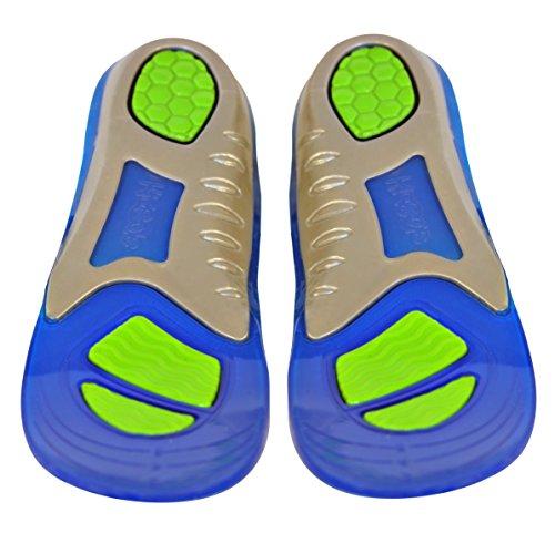 KidSole Children's Athletic Gel Insoles for Cushion and Comfort for Active Children ((24 CM) Kids Size 2-6)