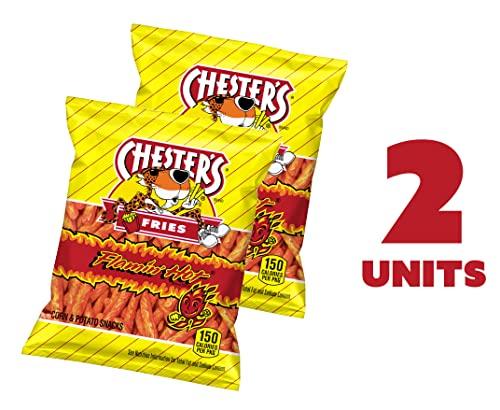 VARIETY PACK VARIETY PACK - Hot Snacks Lays Chips, Cheetos Crunchy, Puffs, Flammin' Hot & Goldfish Flavors - Individual Size Bags - Classic, Cheddar and Spicy Flavored (Classics Variety Pack)