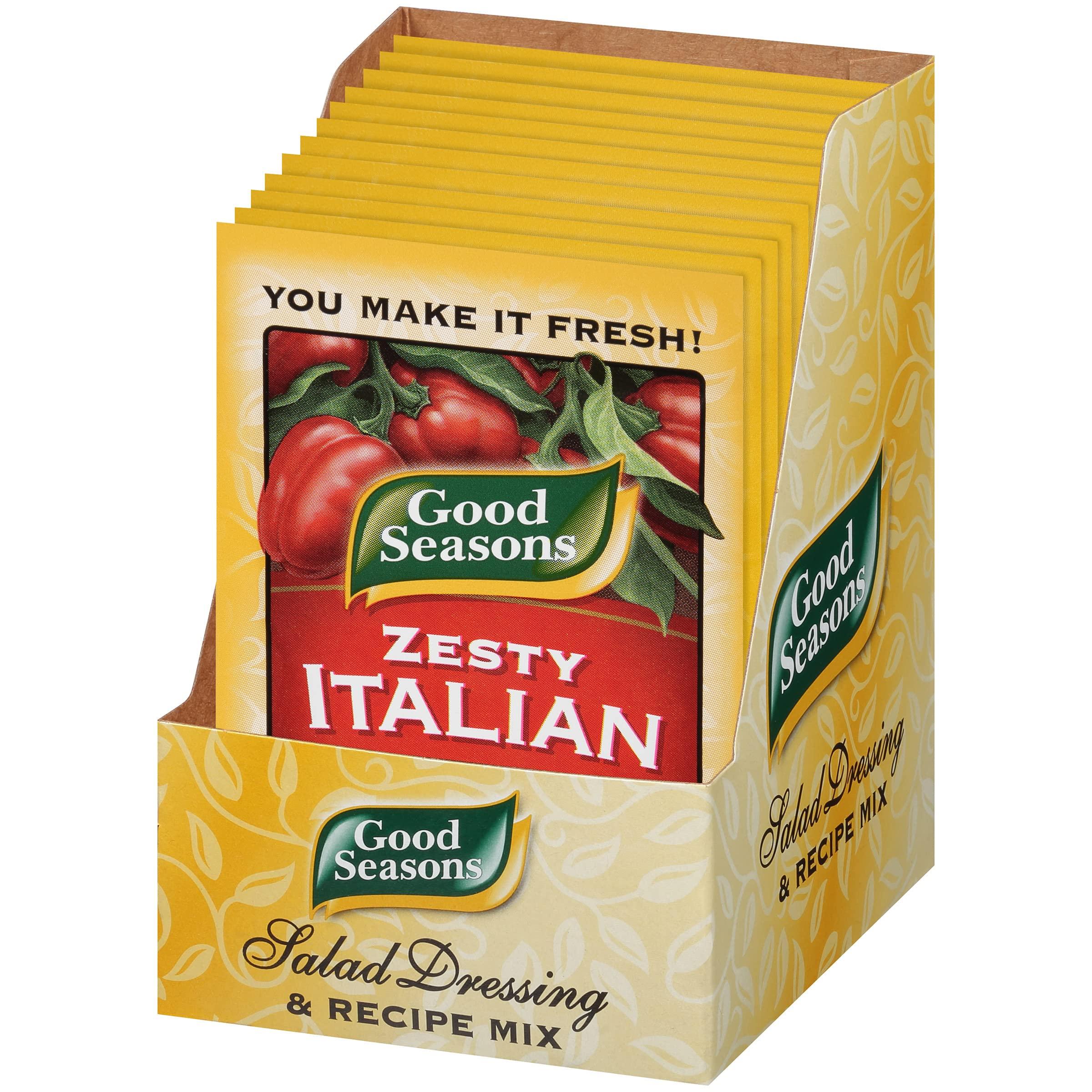 Good Seasons Good Seasons, Zesty Italian Dressing & Recipe Seasoning Mix, 0.6 Oz