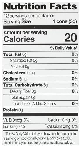 Lets Do Gluten Free Let\'s Do Gluten Free Cake Style Ice Cream Cones, 1.2 Ounces (Pack Of 6)