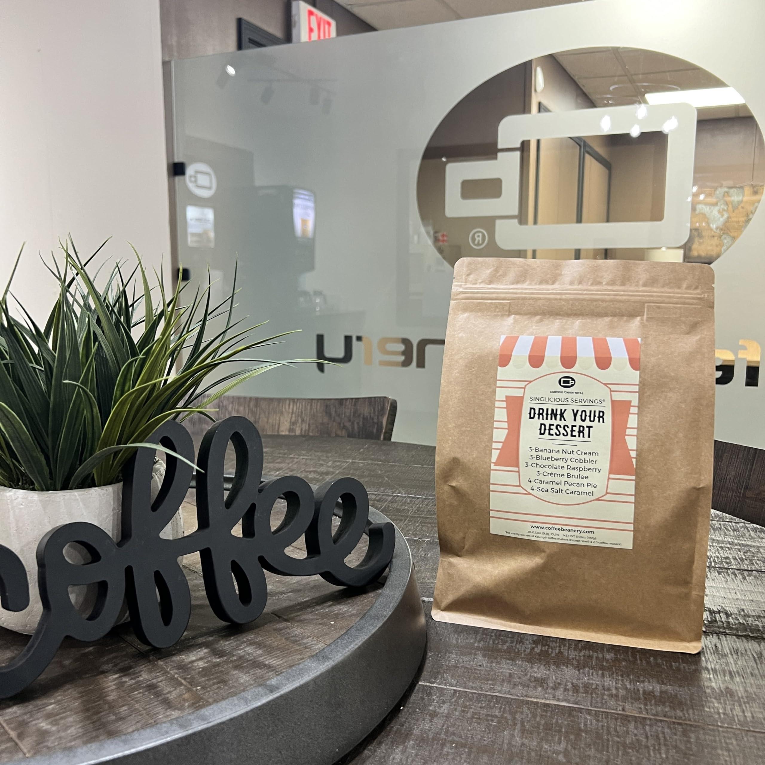 Coffee Beanery Drink Your Dessert Coffee Pod Variety Pack of Coffee Pods by Coffee Beanery | 20ct Flavored Coffee Pods Medium Roast Coffee Pods| 100% Specialty Arabica Coffee| Gourmet Coffee Pods