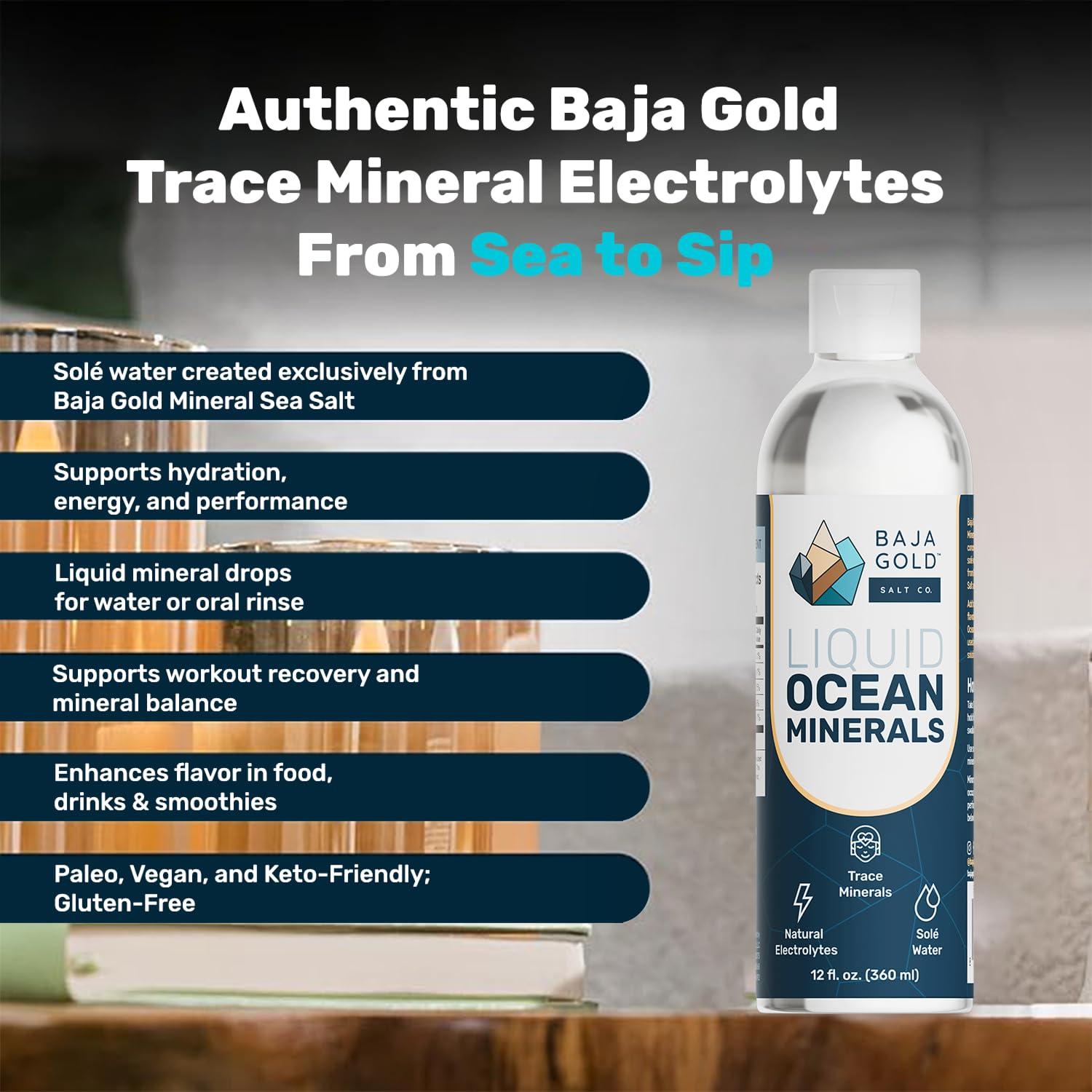 Baja Gold Baja Gold Liquid Ocean Minerals, 12 Fl. Oz. Refill