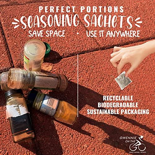 Gwennie on the GO Gwennie on the GO – Seasoning Sachets | Oregano & Basil | Certified Organic | Gluten- Free | Resealable Pouch | Seasoning Mix Packets for Soups & Sauces | 2 Pack | 2oz