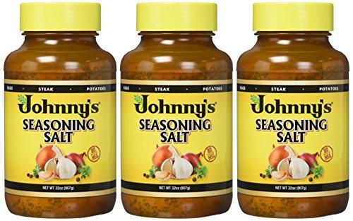 Johnny's Johnny's Seasoning Salt, 96 Ounce (Pack of 3)
