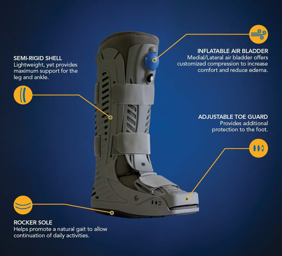 United Ortho United Ortho USA16101 360 Air Walker Standard Fracture Boot, X Small, Grey