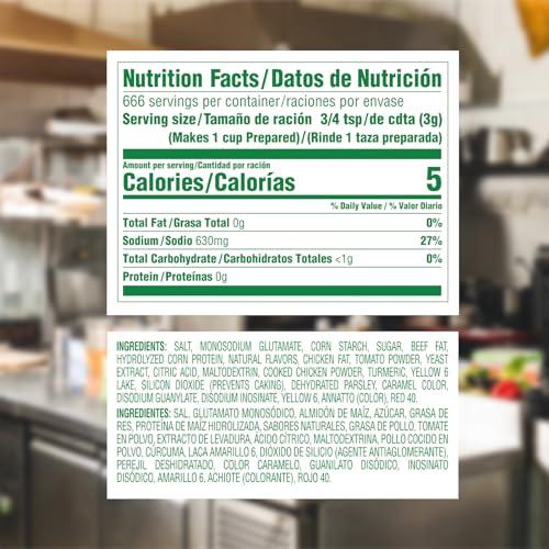 Knorr Knorr Professional Caldo de Tomate, Tomato Bouillon with Chicken Flavor Granulated Base, Bouillon as a Base, Marinade, Flavor Enhancer, Shelf Stable Convenience, 0g Trans Fat, 4.4 lbs (Pack of 1)