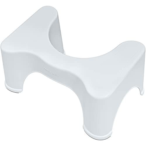 Squatty Potty Squatty Potty The Original Bathroom Toilet Stool Height, White, 9 Inch (Pack of 1)