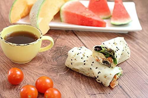 Norigami Norigami Egg Wraps with Pea Protein – Sesame Seeds. High Protein, Low Carb, Vegetarian. Thin Healthy Wraps -Certified Kosher, Non-GMO, Gluten Free -NOW Featuring 10 Wraps in a bag.
