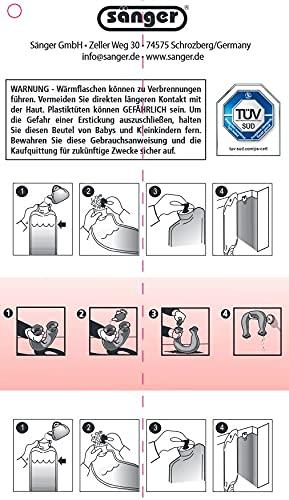 Sanger SANGER Foot Warmer Hot Water Bottle in Red - Made in Germany