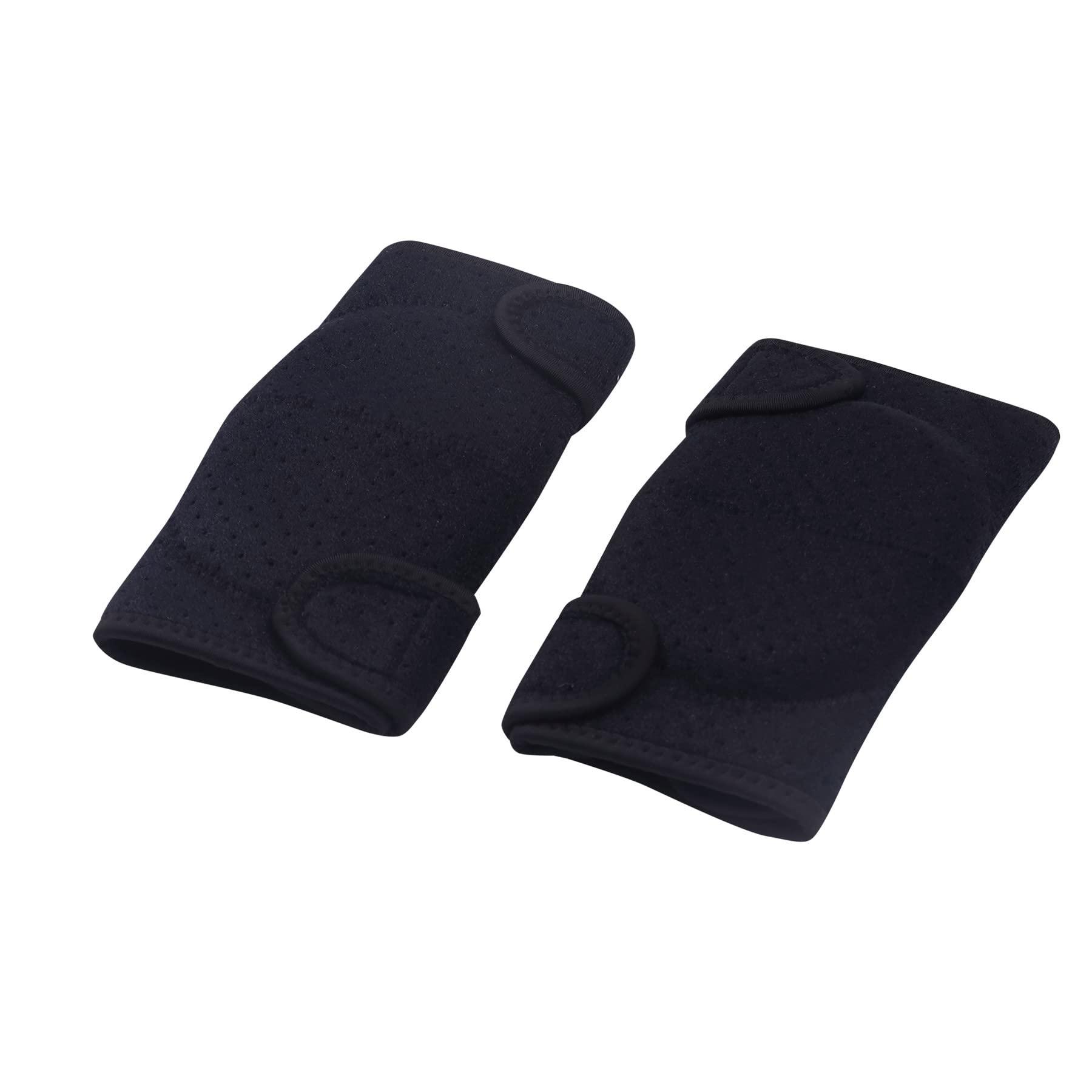 JUMISEE JUMISEE (2PCS Kids Adjustable Knee Pad, Anti-Slip Padded Sponge Knee Brace Breathable Flexible Elastic Knee Support for Football Volleyball Dance Skating Basketball Sports