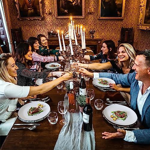 Exquisite 120 Pack Silver Plastic Forks Heavy Duty - Silver Disposable Silverware - Silver Plastic Silverware - Silver Forks Disposable Plastic Cutlery - For Catering, Parties, Weddings Exquisite.