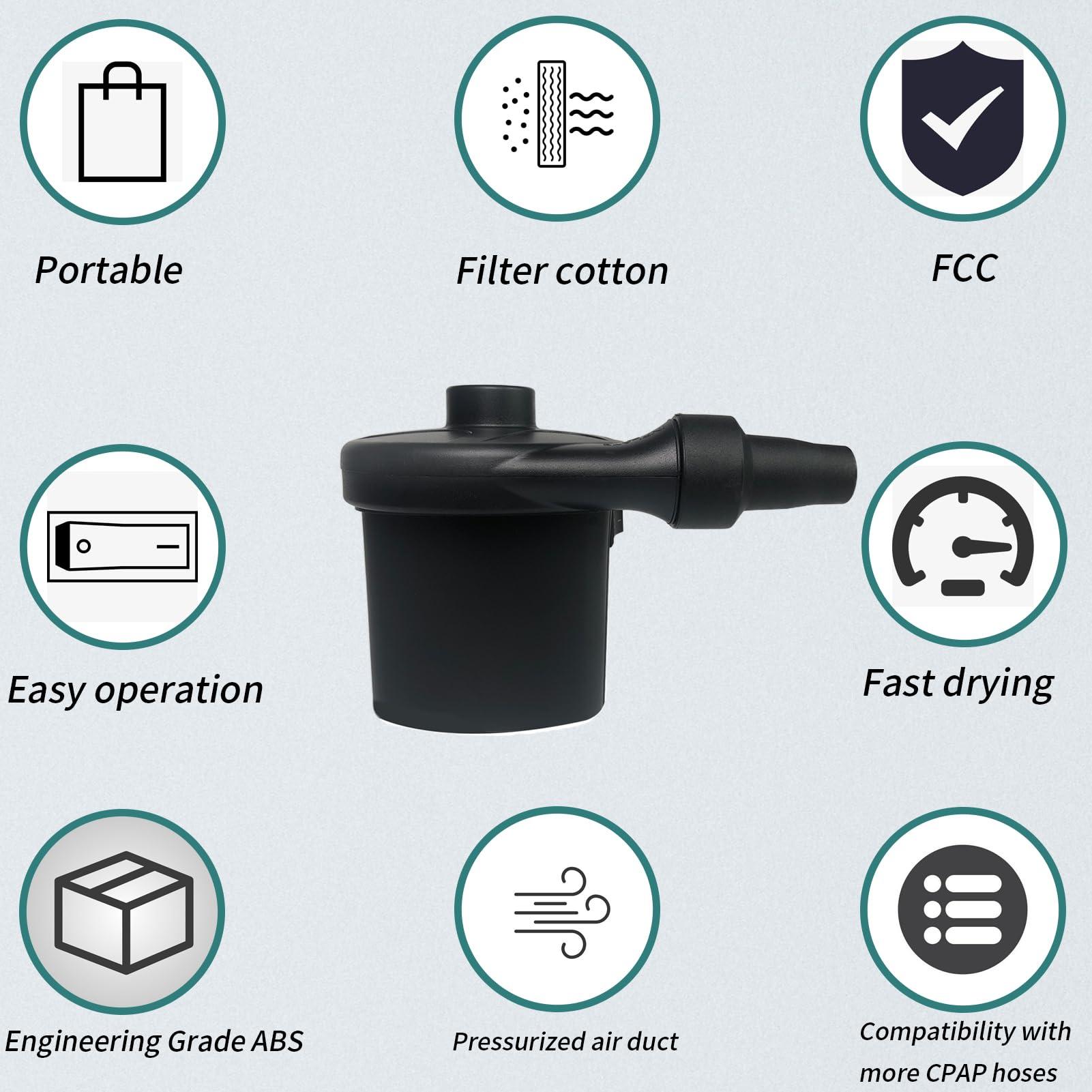 PeakBlen CPAP Hose Dryer Cleaning KIT with Filter Cotton, CPAP Tube Cleaner_Quick Drying Water_CPAP Cleaning Supplies