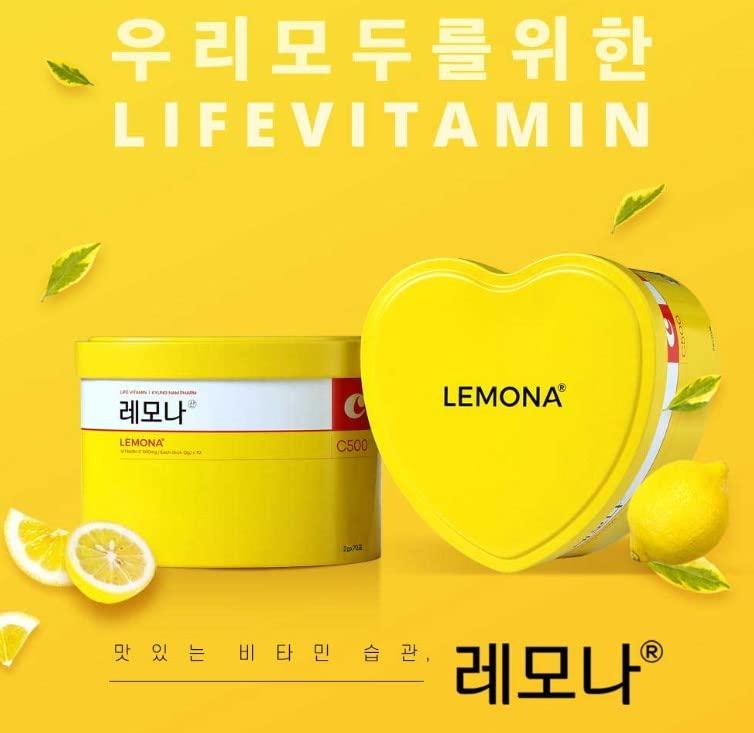 Kyung Nam Pharm Kyung Nam Pharm LEMONA Vitamin C 500mg, (2 Box)