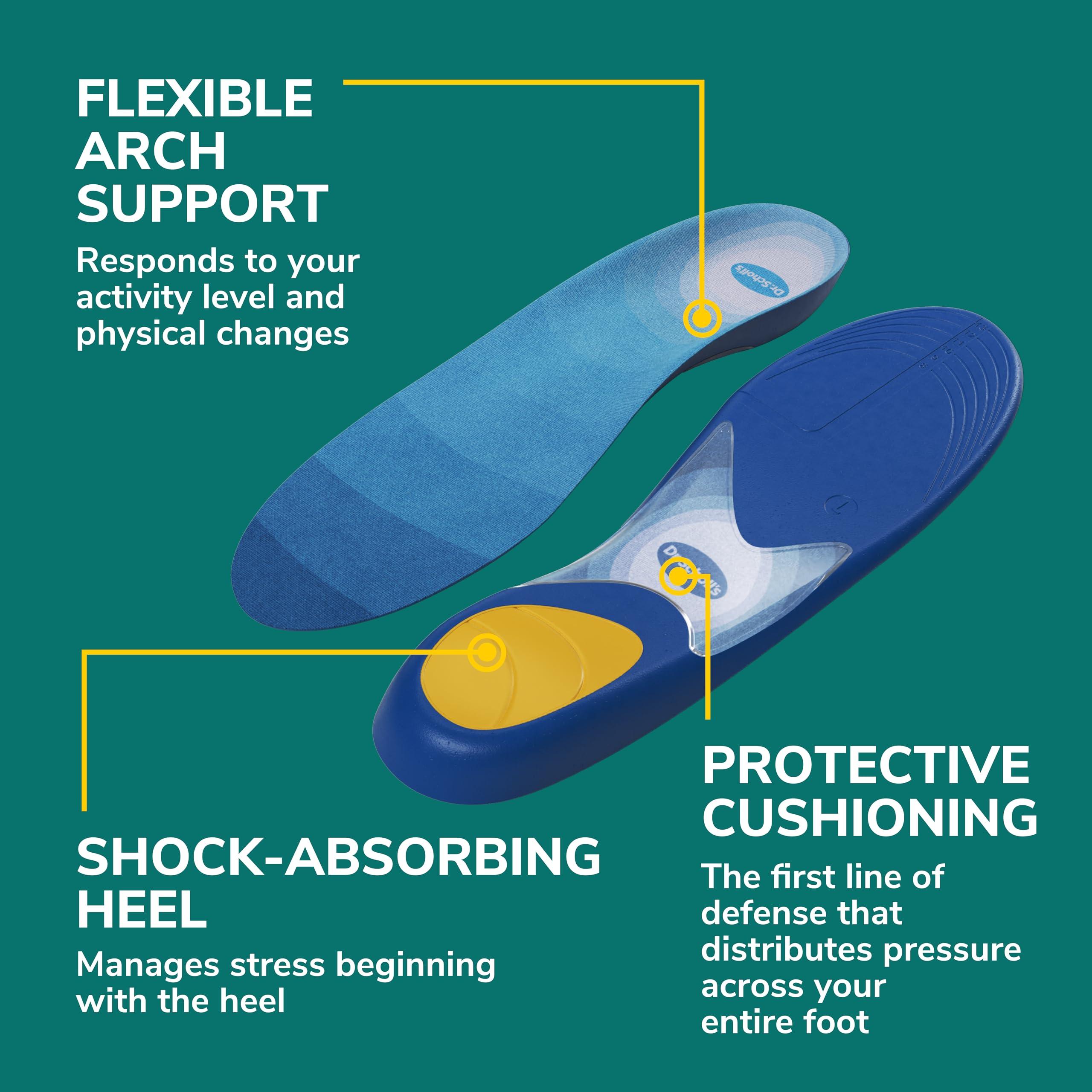 Dr. Scholl\'s Dr. Scholl\'s Prevent Pain Protective Insoles, Protect Against Foot, Knee, Lower Back Pain, Promote Foot Health & Wellness, Trim to Fit Insert, Men Shoe Size 8-14, 1 Pair