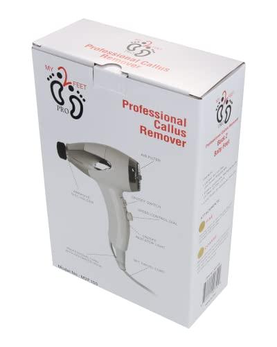 Wide World of Beauty My2Feet Professional Electric Callus Remover+Replacement Disks, White