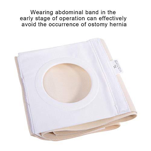 TMISHION TMISHION 3 Sizes Ostomy Belt, Unisex Ostomy Hernia Support Belt Abdominal Binder Brace Ostomy Hernia Belt Stoma Support Wraps for Prevent Parastomal Hernia Stoma Opening(XL)