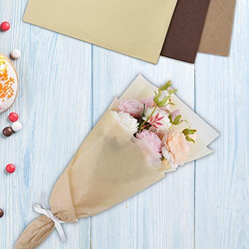 PLULON PLULON 60 Sheets Blue Tissue Paper Bulk and 60 Sheets Brown Tissue Paper Bulks