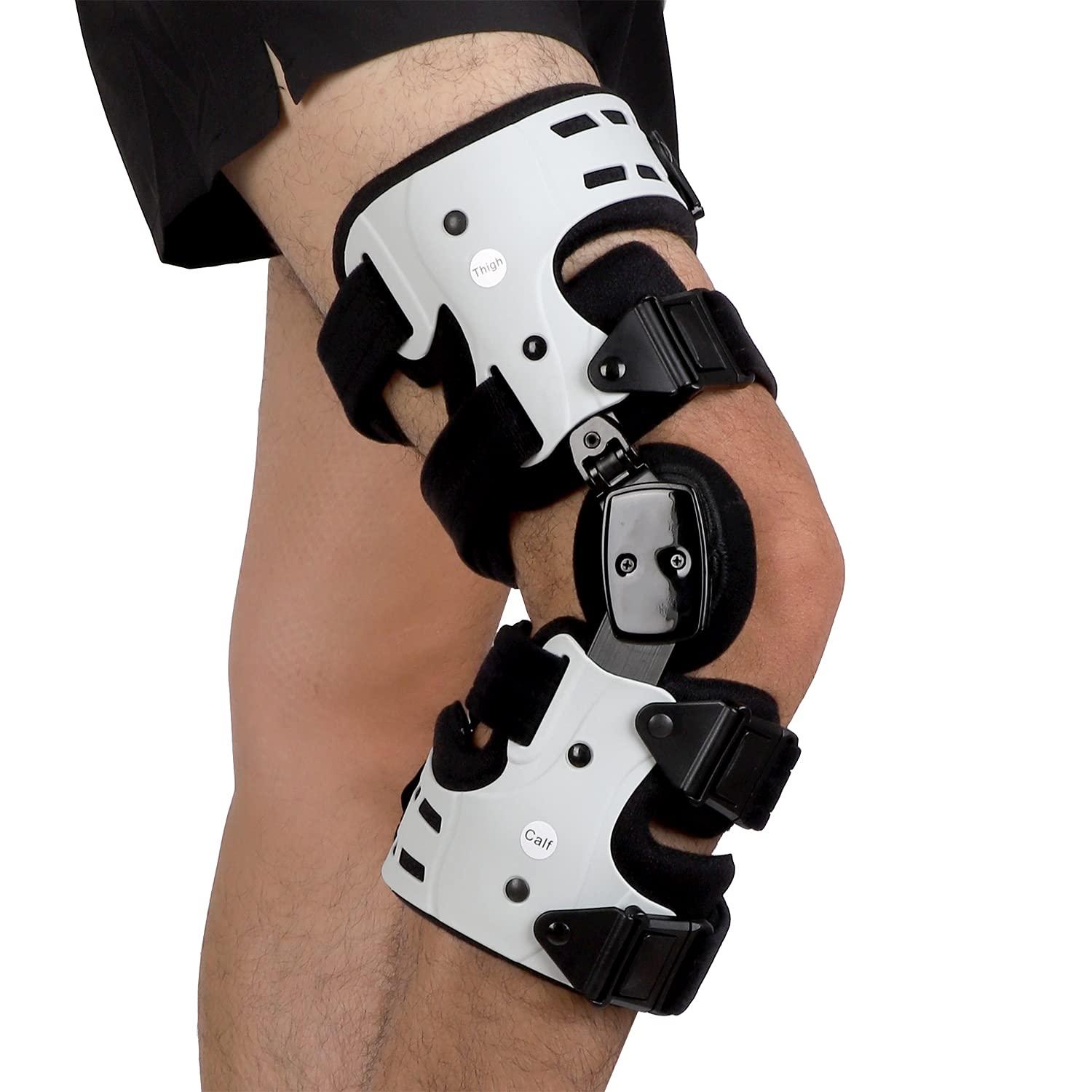 Orthomen Orthomen OA Unloader Knee Brace - Support for Arthritis Pain, Osteoarthritis, Cartilage Defect Repair, Avascular Necrosis, Bone on Bone Knee Joint Pain and Degeneration (Medial/Inside - Right)