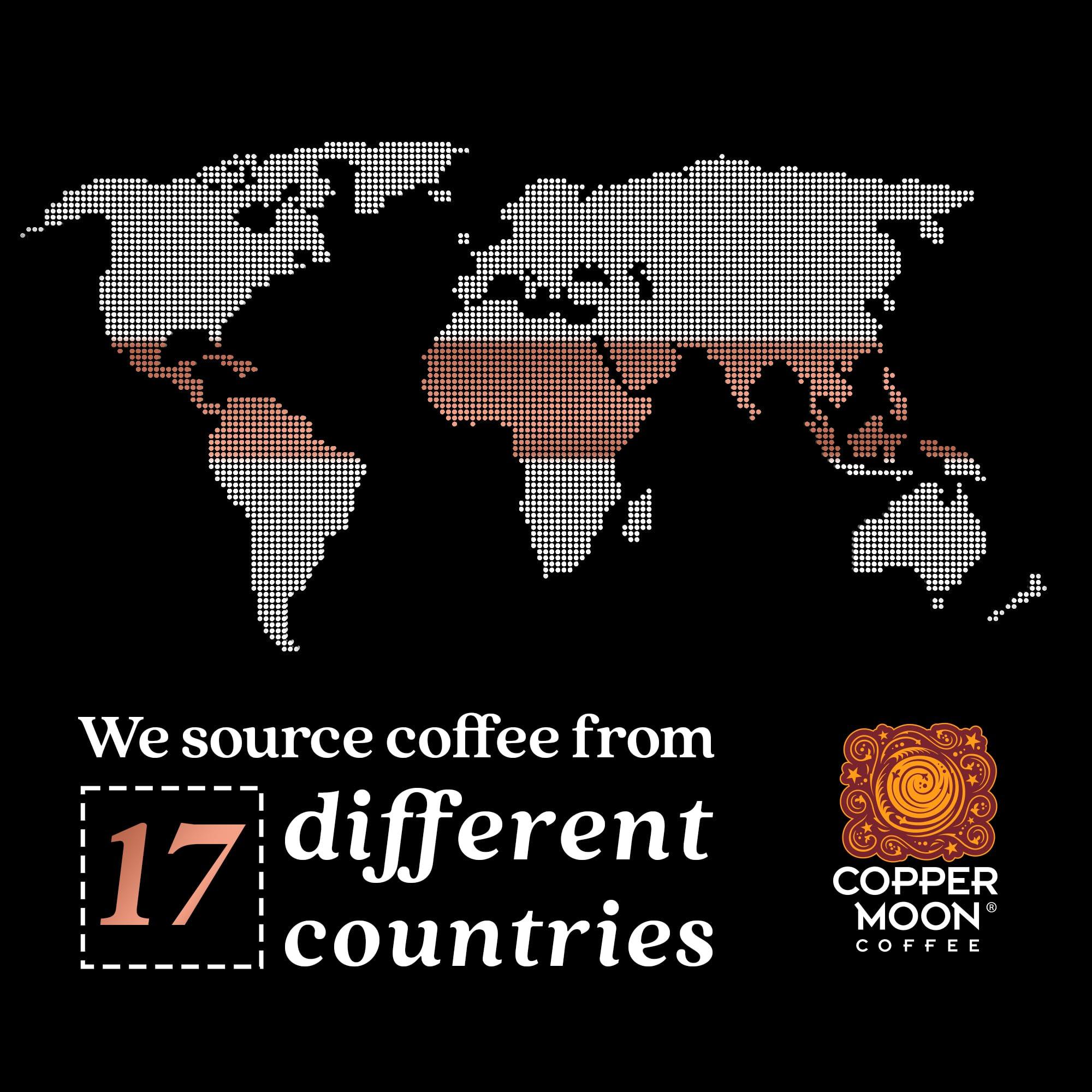 Copper Moon Copper Moon Single Serve Coffee Pods for Keurig K-Cup Brewers, Caramel Vanilla Blend, Medium Roast, 72 Count