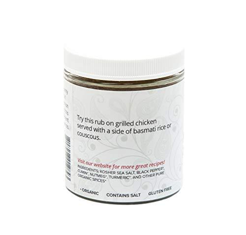 The Spice Hut The Spice Hut Organic Moroccan Seasoning, Mediterranean Spice Blend Flavor for Meat/Vegetables/Chicken, with Salt 3.7 Ounce