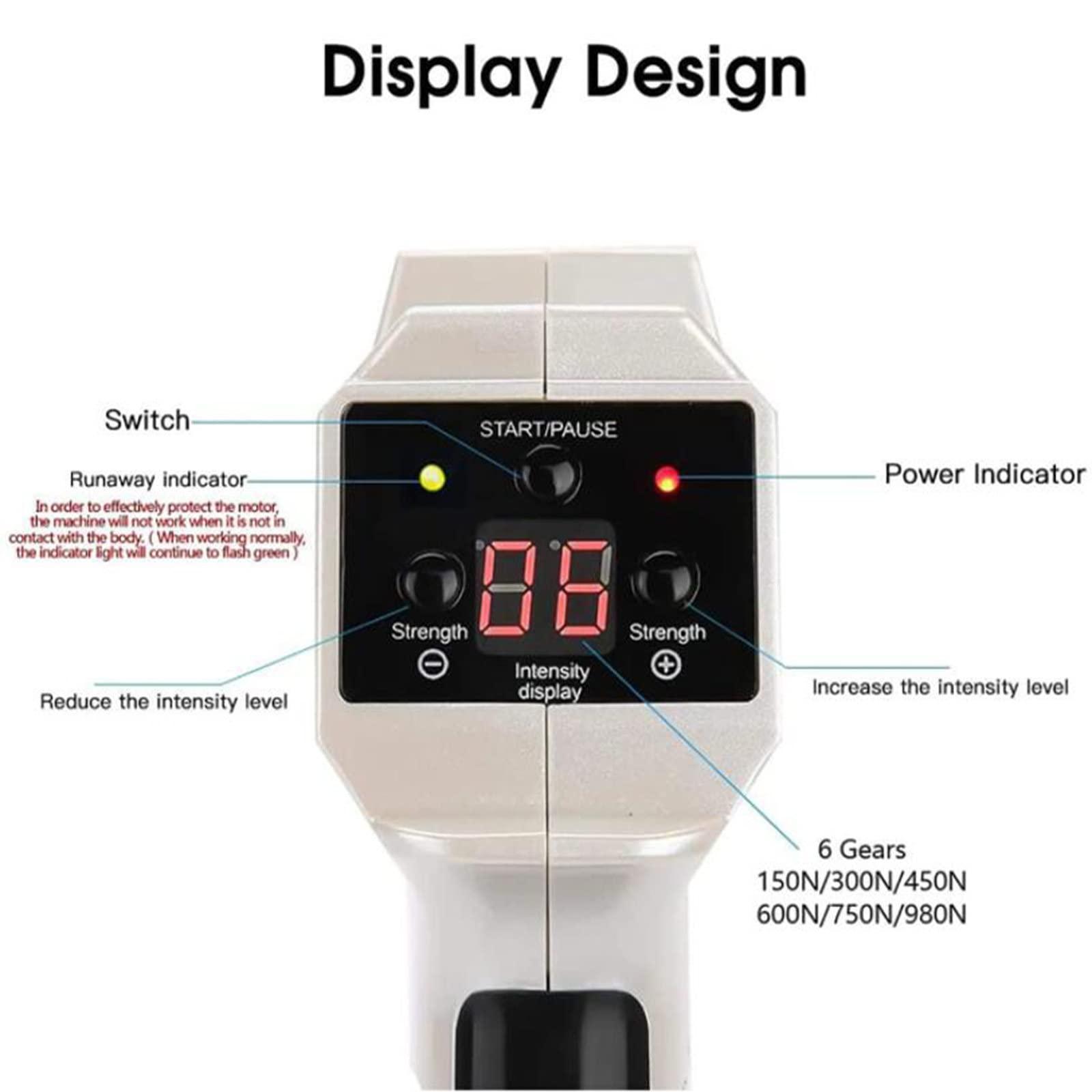 HNCXHX HNCXHX Electric Spine Chiropractor,Chiropractic Adjustment Tool Pulse Gun,Chiropractic Activator Chiropractic Massage Gun for Spinal Joint Pain,Scoliosis,Thoracic and Lumbar,Silver