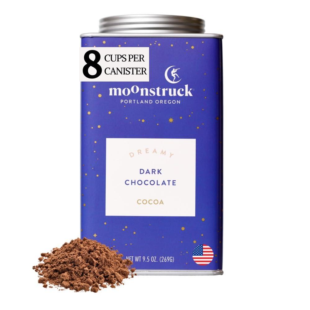 Moonstruck Chocolate Moonstruck Chocolate Dreamy Dark Chocolate Hot Chocolate Mix, 9.5oz (Pack of 1)