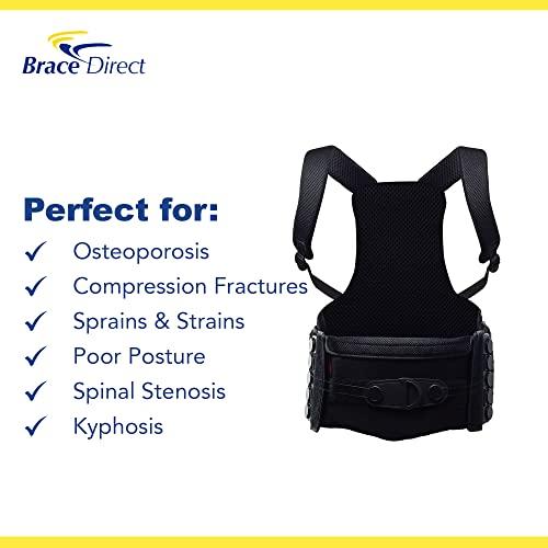 Cybertech Medical Postural Extension Back Straightener Brace - Rigid Posture Corrector Vest for Kyphosis Hunch Relief, Mild Scoliosis Support, and Hunchback or Lordosis Spine Treatment