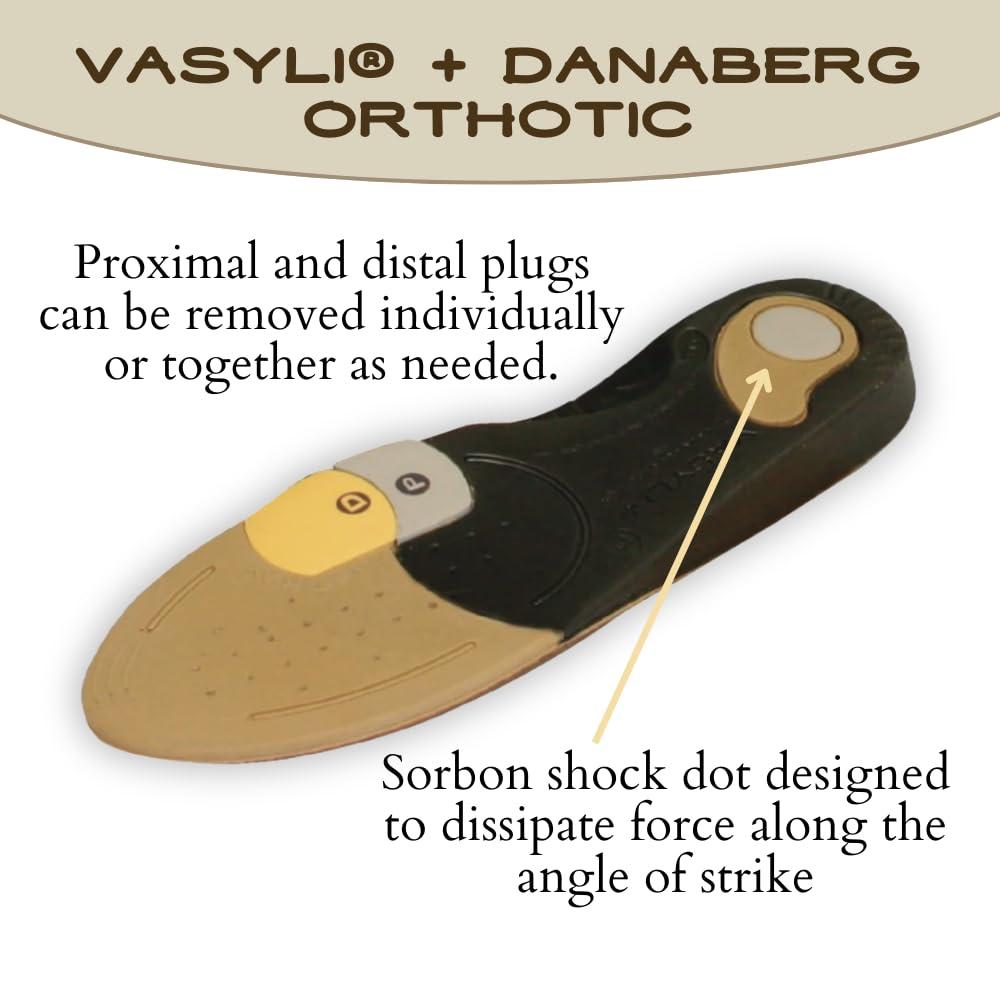 Vasyli Vasyli+Dananberg 1st Ray Orthotic, X-Large, 1st Ray Function, Removable Distal & Proximal Plugs, Full-Length Insole, Low Resistance to Joint, Heat Moldable, Rear Foot Control, Lasting Pain Relief