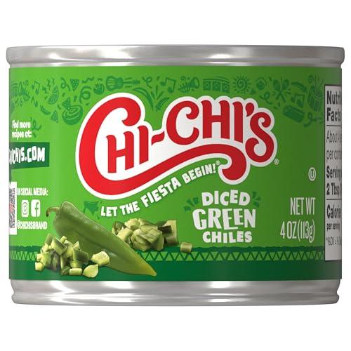 CHI-CHI'S CHI-CHI'S Diced Green Chile Peppers, 4 oz Can, 12 Pack