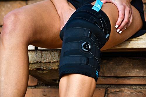 Recoup Recoup Cryosleeve Ice Cold Compression Sleeve for Arms and Legs | Cold Up to 1 Hour | Custom Adjustable Compression | Reuseable Ice Pack for Elbows and Knees | Pain Relief for Muscles & Joints