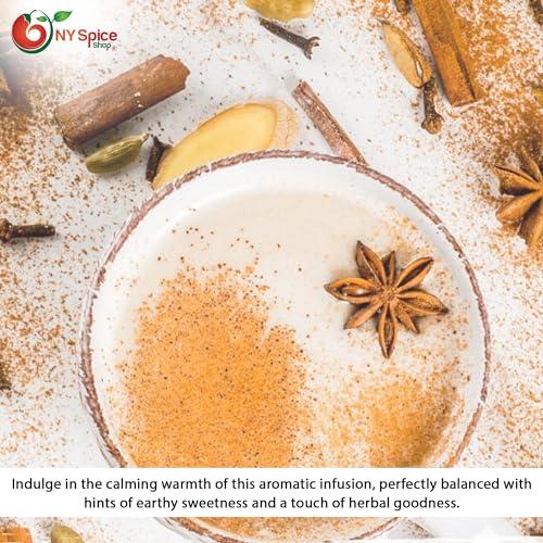 NY Spice Shop NY Spice Shop Ashwagandha Chai - 2 Ounce Ashwagandha Root for Tea - Ashwagandha Natural Dried Herb Bulk